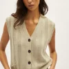 Gilet in Lino Rigenerato