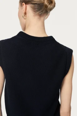 Gilet Tricot Aran in Cotone Organico