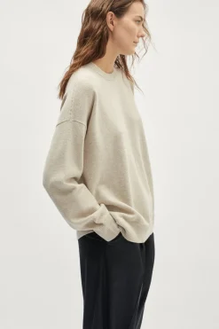Girocollo oversize in Lana Cardata