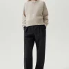 Girocollo Oversize in Lana Cardata