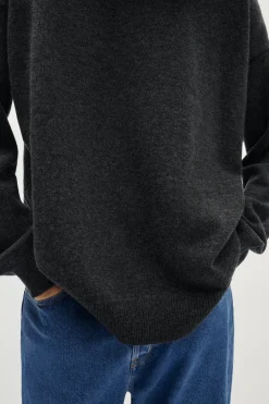 Girocollo oversize in Lana Cardata