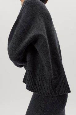 Girocollo Oversize in Lana Cardata