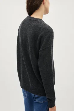 Girocollo oversize in Lana Cardata