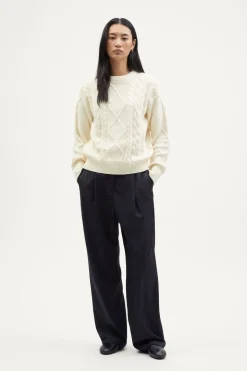 Girocollo Tricot Aran in Cotone Organico