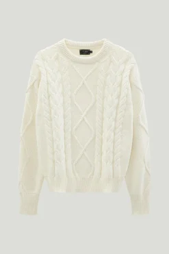Girocollo Tricot Aran in Cotone Organico