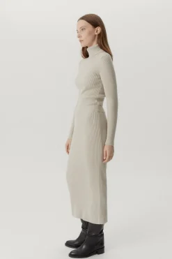Gonna a Costine in lana merino