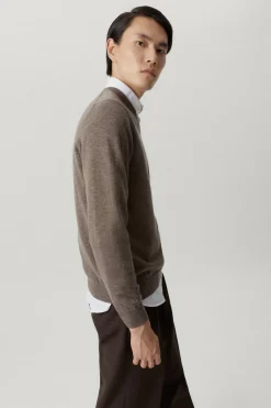 Maglia con Scollo a V in Lana Ultrasoft