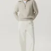 Maglia con scollo Zip in Lana Merino