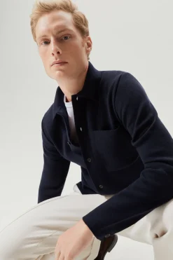 Overshirt in Lana Merino