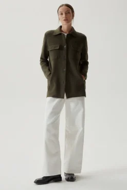 Overshirt in Lana Merino