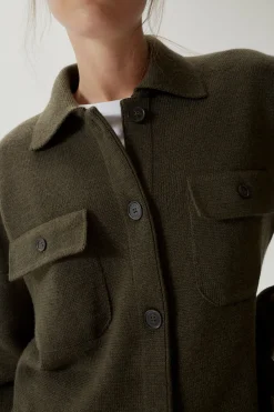Overshirt in Lana Merino
