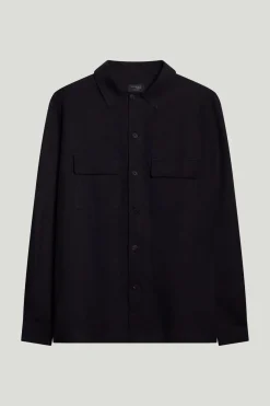 Overshirt in Twill di Lino