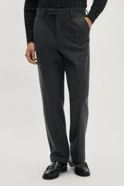 Pantaloni in Lana Cardata
