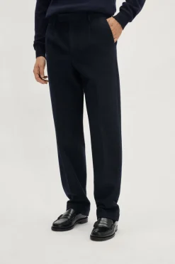 Pantaloni in Lana Cardata