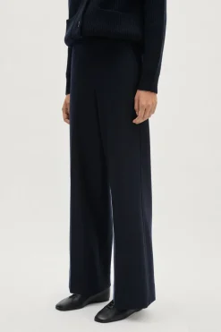Pantaloni in Lana Cardata