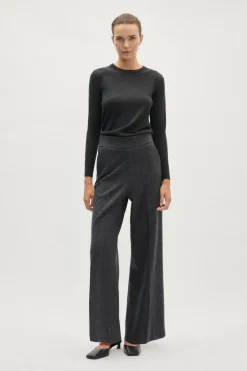 Pantaloni in Lana Cardata
