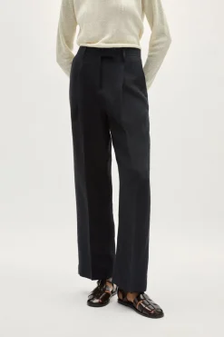 Pantaloni in Twill di Lino