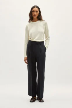 Pantaloni in Twill di Lino