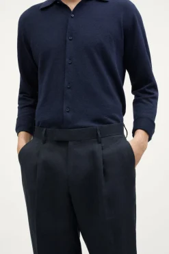 Pantaloni in Twill di Lino