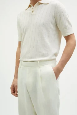 Pantaloni in Twill di Lino