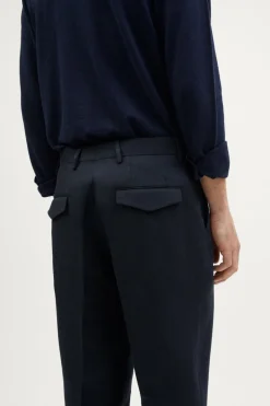 Pantaloni in Twill di Lino