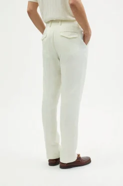 Pantaloni in Twill di Lino