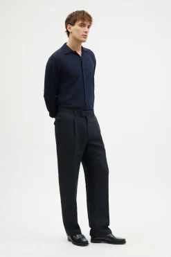 Pantaloni in Twill di Lino