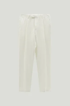 Pantaloni in Twill di Lino