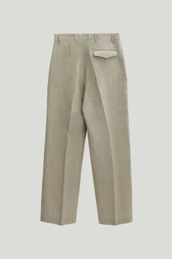 Pantaloni in Twill di Lino
