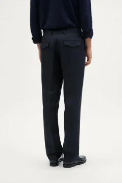 Pantaloni in Twill di Lino
