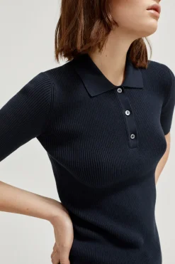Polo a coste in Cotone Organico – Versione Imperfect