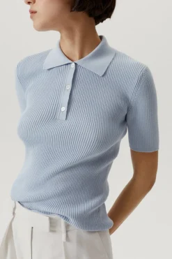 Polo a Coste in Cotone Organico – Versione Imperfect