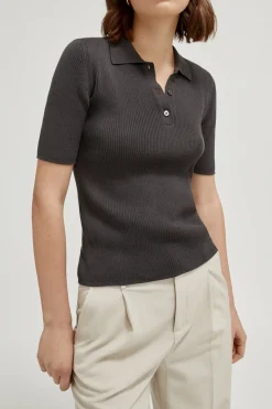 Polo a coste in Cotone Organico – Versione Imperfect