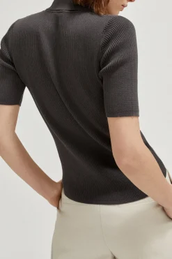 Polo a coste in Cotone Organico – Versione Imperfect
