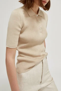 Polo a coste in Cotone Organico – Versione Imperfect