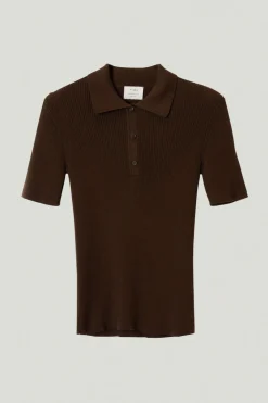 Polo a Coste in Cotone Organico