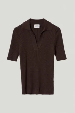 Polo a Coste in Lino Cotone