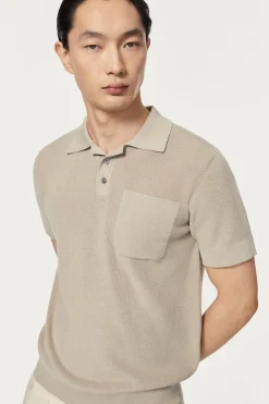 Polo a Costine in Cotone Organico