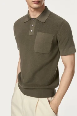 Polo a Costine in Cotone Organico