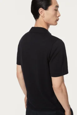 Polo a Manica Corta in Lino Cotone