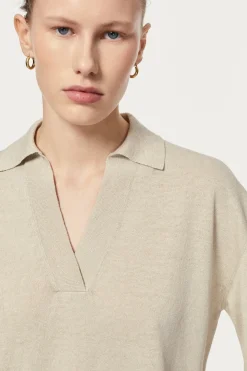 Polo Boxy in Lino Cotone