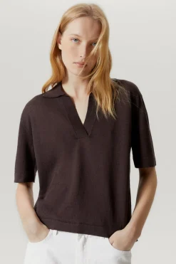 Polo Boxy in Lino Cotone