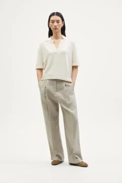 Polo Boxy in Lino Cotone