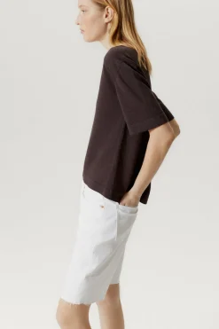 Polo Boxy in Lino Cotone