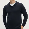 Polo con Collo Sciallato in Lana Merino