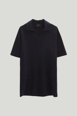 Polo con Scollo a V in Lino Cotone – Versione Imperfect