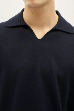 Polo con Scollo a V in Lino Cotone – Versione Imperfect
