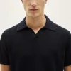 Polo Crochet in Lino Cotone