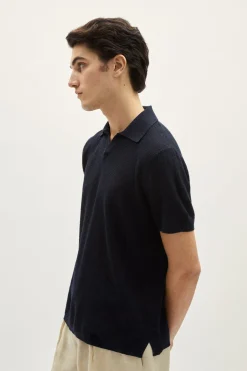 Polo Crochet in Lino Cotone