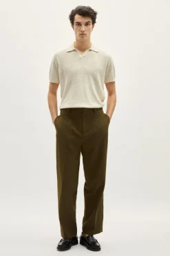 Polo Crochet in Lino Cotone